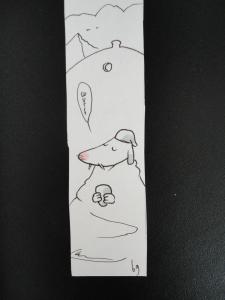 KING CITY, SIGNED, SKETCHED, & 1/15 SKETCH BOOKMARK NM+ Brandon Graham