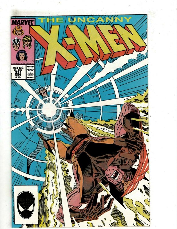 Uncanny X-Men # 221 NM Marvel Comic Book Cable Cyclops Wolverine Storm SR25