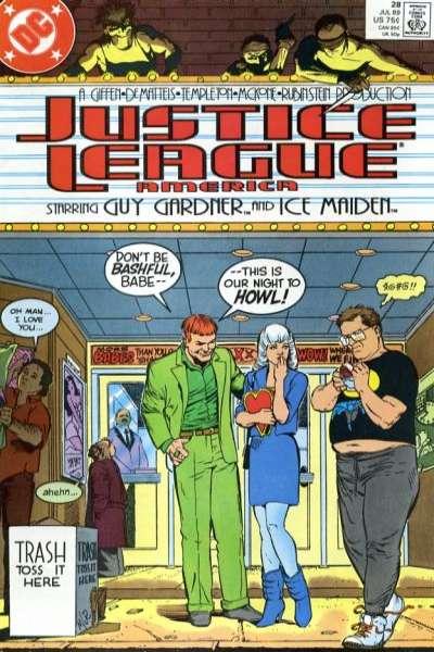 Justice League (1987 series) #28, VF+ (Stock photo)