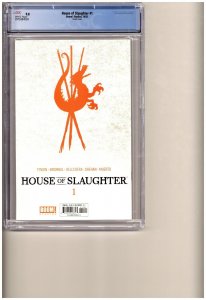 HOUSE OF SLAUGHTER #1 CGC 9.8 1:25 DELL EDERA VARIANT