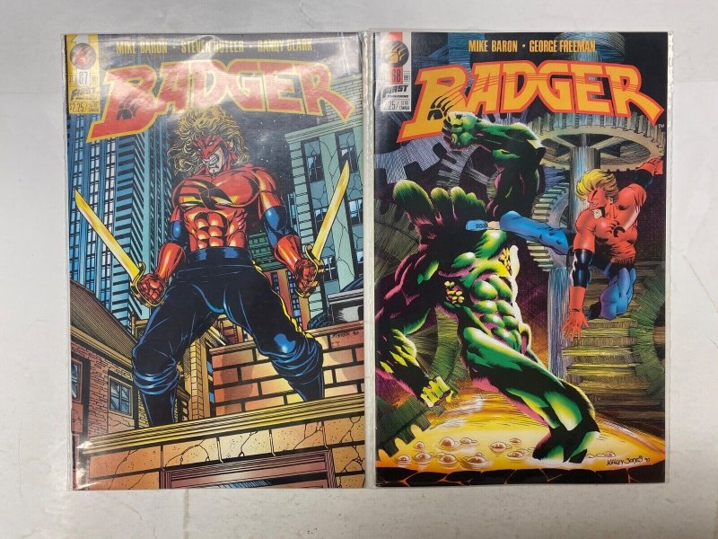 4 Badger FIRST comic books #67 68 69 70 14 KM41