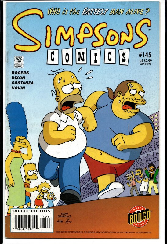 Simpsons Comics #145 (2008) The Simpsons