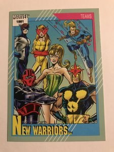 NEW WARRIORS #156 : Marvel Universe 1991 Series 2 card; Impel, NM/M,