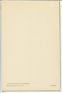 Marvel Comics Greeting Card-1971-1Capt Marvel-Sub-Mariner-mailing envelope-VG