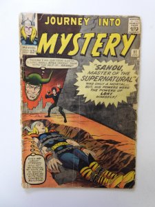 Journey into Mystery #91 (1963) FR/GD condition see description