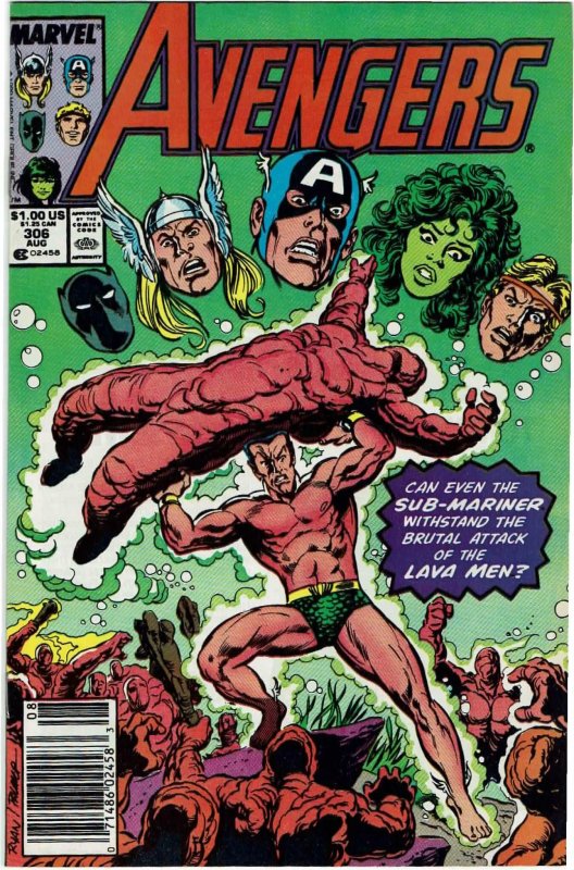 Avengers #306 (1963 v1) John Byrne Avengers West Coast Newsstand NM