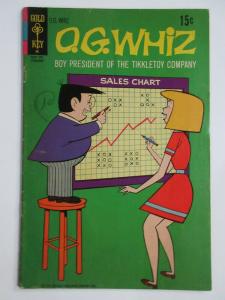 O.G. WHIZ #5 (Gold Key, 2/1972)  VERY GOOD (VG) Boy President of the TikkletoyCo