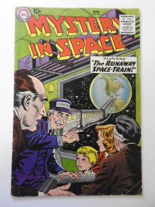 Mystery in Space #50 (1959) VG Condition centerfold detached bottom staple