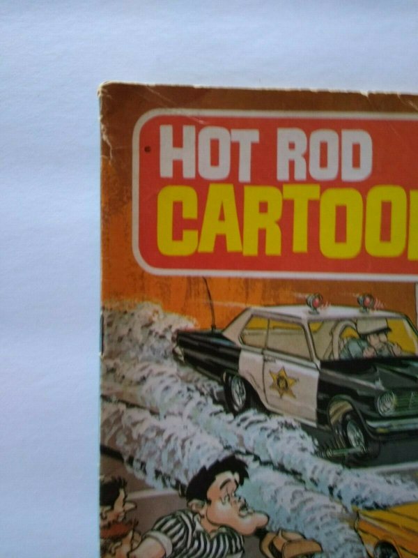 Hot Rod Cartoons Magazine March Drag Race Beatnik Automobiles Comic Comic