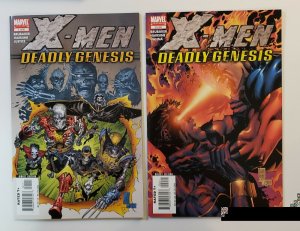 X-MEN DEADLY GENESIS #1-6 COMPLETE SET MARVEL COMICS 2006 NM