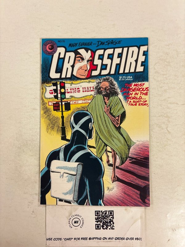 Crossfire #15 VF Eclipse Comic Books Mark Evanier Dan Spiegle 20 HH111