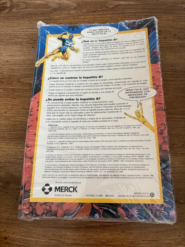 Captain Bio Sealed 10 Pack Of Comic Books Virus Hep B Educational Comic 19 J408