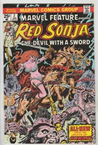 Marvel Feature presents Red Sonja #2 (Jan-76) VF+ High-Grade Red Sonja