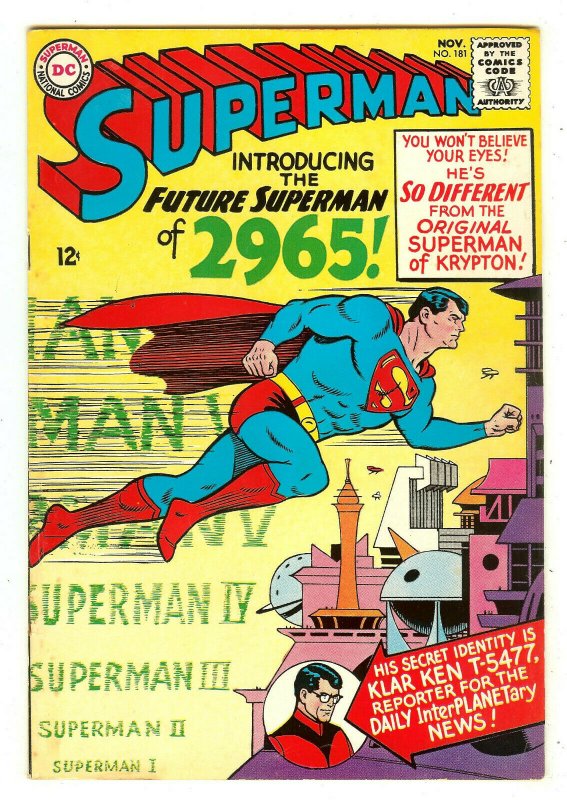 Superman 181   1st 2965 Story/Series