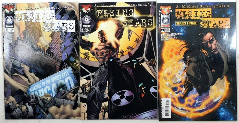 Rising Stars Lot of 3 #11, 15, 24 (2000) Image Comics 1st Print Comic Books