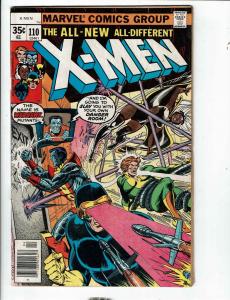 Uncanny X-Men # 110 FN/VF Marvel Comic Book Wolverine Beast Storm Rogue CR56A