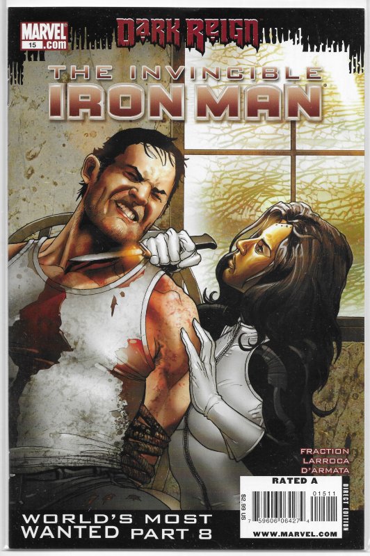 Invincible Iron Man   vol. 1   # 15 FN (Dark Reign)