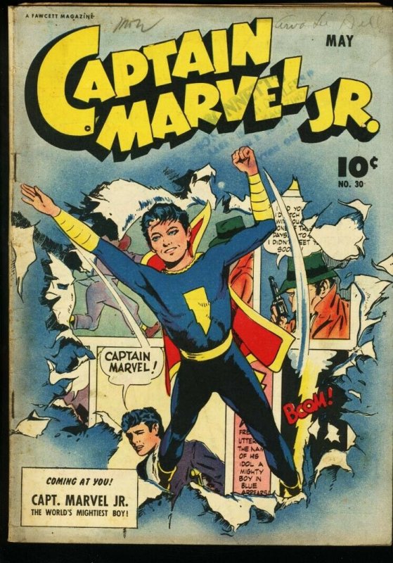 CAPTAIN MARVEL JR. #30-FAWCETT VG 