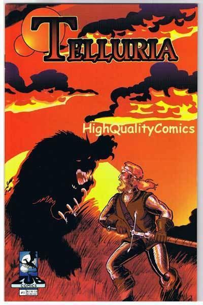 TELLURIA #1, Indy, Zub Comics, 1994, NM+