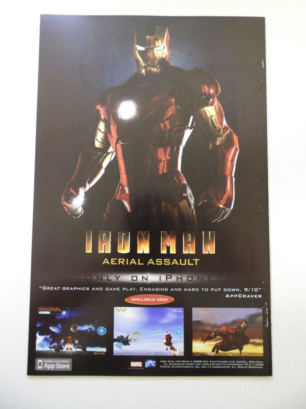Invincible Iron Man #10 Variant Cover (2009) NM- Condition