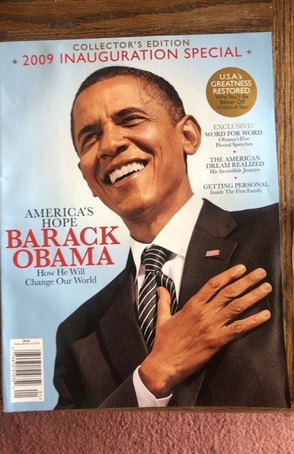 Collector's ED, 2009 inauguration special-Obama,95p magazine