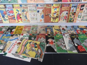 Huge Lot 150+ Cartoon Comics W/ Uncle Scrooge, Donald Duck, +More! See desc