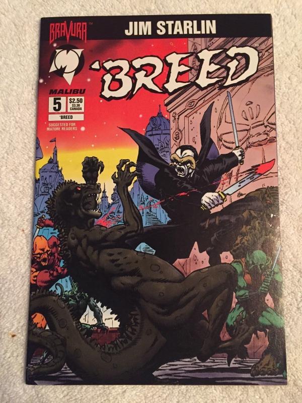 BREED II--HE'S BACK--V1--#'S1,3,4,5--1994--JIM STARLIN