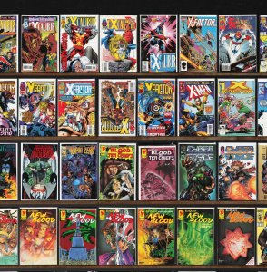 Huge Lot 150+ Comics with Excalibur, X-Factor, X-Men & More!