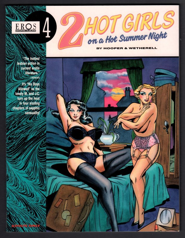 2 Hot Girls On A Hot Summer Night, Hooper & Wetherell, Eros #4 (1998) VF