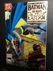 Batman #418 (1988) high-grade 10 nights of the beast part two! NM- Wow