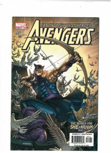 Avengers #74 Marvel Comics 2004 She-Hulk Hawkeye Geoff Johns VF/NM 9.0