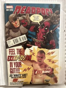 DEADPOOL #1 Dave Johnson Candy Variant Cover (Marvel 2016)