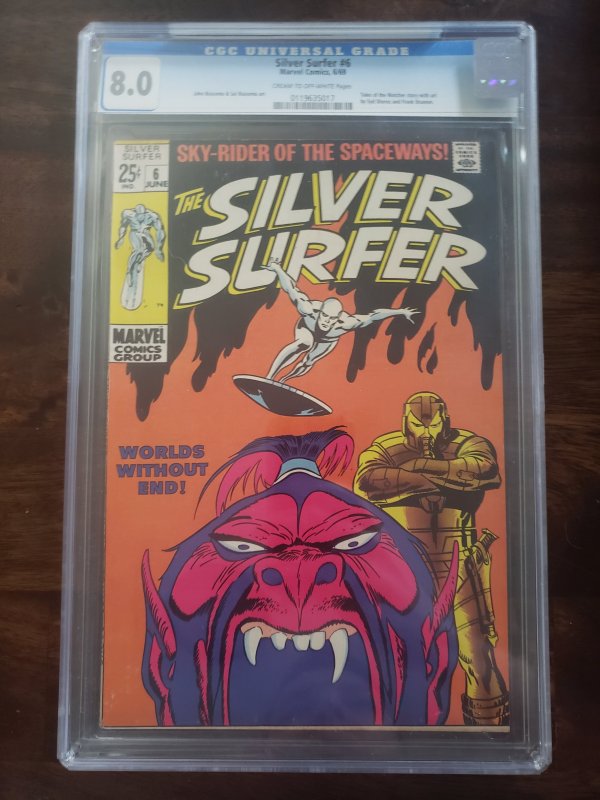 Silver Surfer 6 CGC 8.0