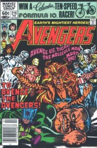 Avengers, The #216 (Newsstand) VF ; Marvel | Molecule Man