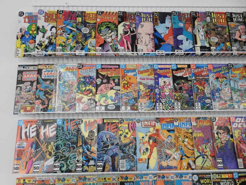 Huge Lot 180 Comics W/ Worlds Finest, Justice League, Swamp Thing, +More Avg FN+