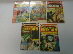 From Beyond the Unknown lot 17 different from #2-25 avg 4.0 VG (1970-73)