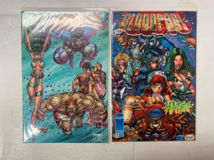 7 IMAGE comic book Bloodpool #1 1 3 4 Black White #1 2 Code Name #1 5 KM42