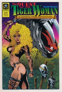 Tiger Woman (1994) #1 and Quest of the Tiger Woman (1994) #1 VF/NM Genetic Park