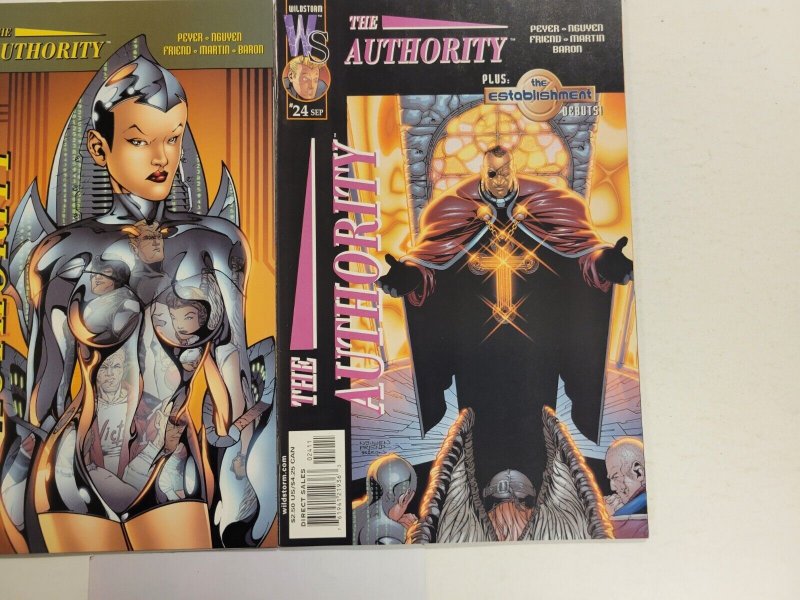 2 The Authority Wildstorm Comic Books #23 24 30 TJ9