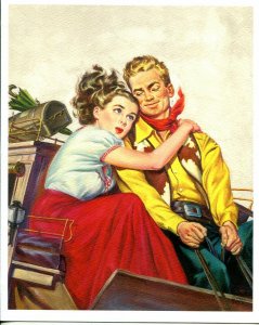 Gloria Stoll Rocky Ride Pulp Cover Print-Rangeland Romances June 1947