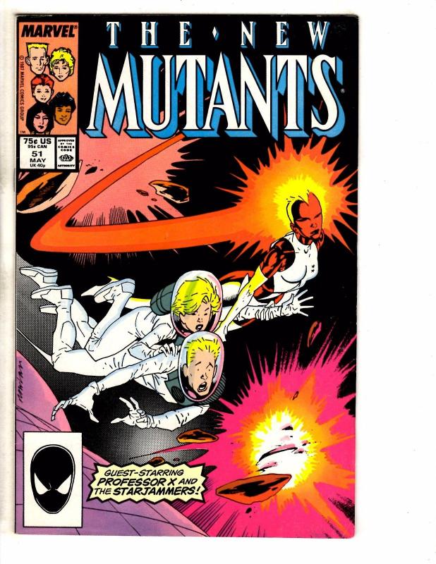 Lot Of 8 New Mutants Marvel Comic Books # 37 38 39 41 42 44 50 51 X-Men GJ1