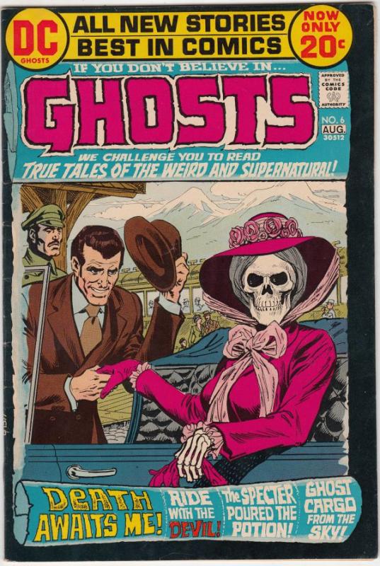 Ghosts #6 (Aug-72) VF/NM High-Grade 