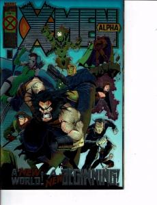 Lot Of 2 Marvel Comic Books X-Men Alpha #1 and X Man #1  ON5