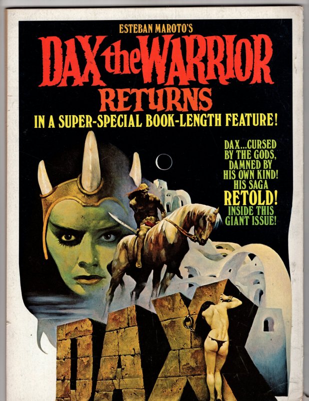 Eerie #59 (1974) DAX THE DAMNED! Warren Horror Magazine