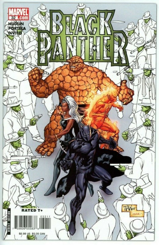 Black Panther #32 (2005) - 8.5 VF+ *Little Green Men*