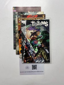 4 DC Comics Totems # 1 + S7 # 1 + Swamp Thing # 130 + Sandman # 1 Robin 17 JS46