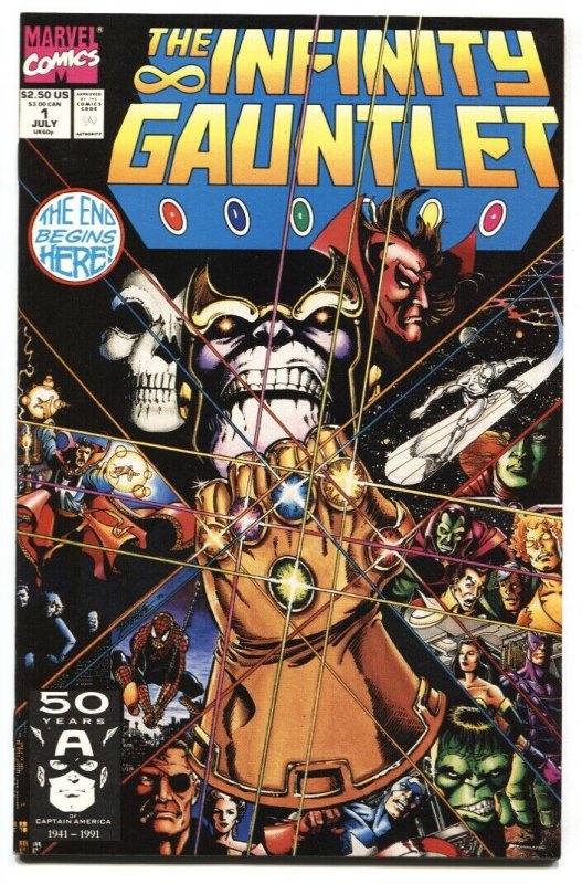 Infinity Gauntlet #1 Marvel comics Thanos - First issue NM-