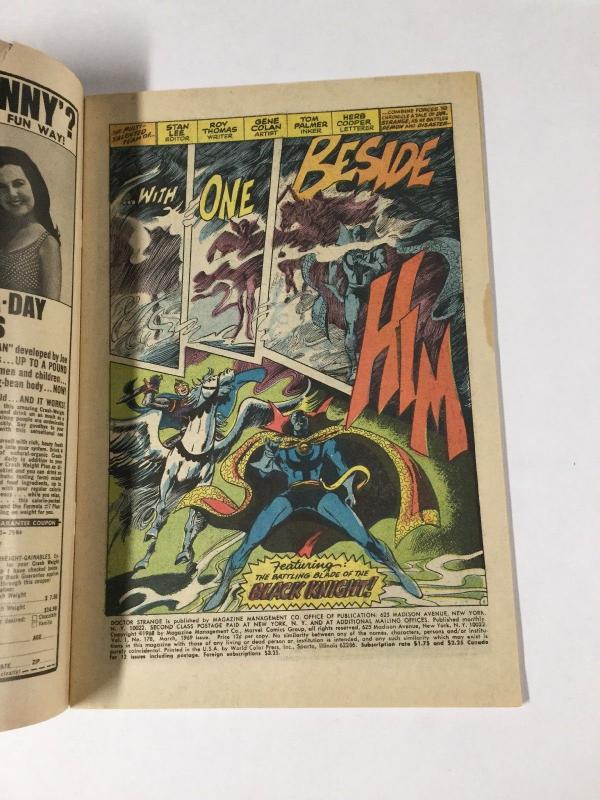 Dr. Doctor Strange 178 4.0 Very Good Vg Marvel Silver Age