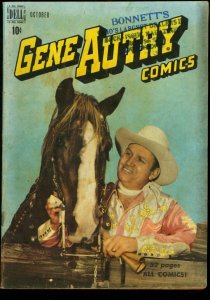 GENE AUTRY COMICS #32-PHOTO COVER-DELL VG