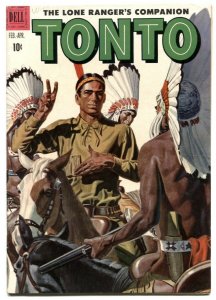 Tonto #4 1952-Dell Western - Glossy VF-